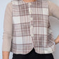 Gilet Bouton Carreaux T40