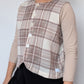 Gilet Bouton Carreaux T40