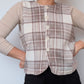 Gilet Bouton Carreaux T40