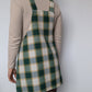 Robe Tablier Carreaux Vert T36/38