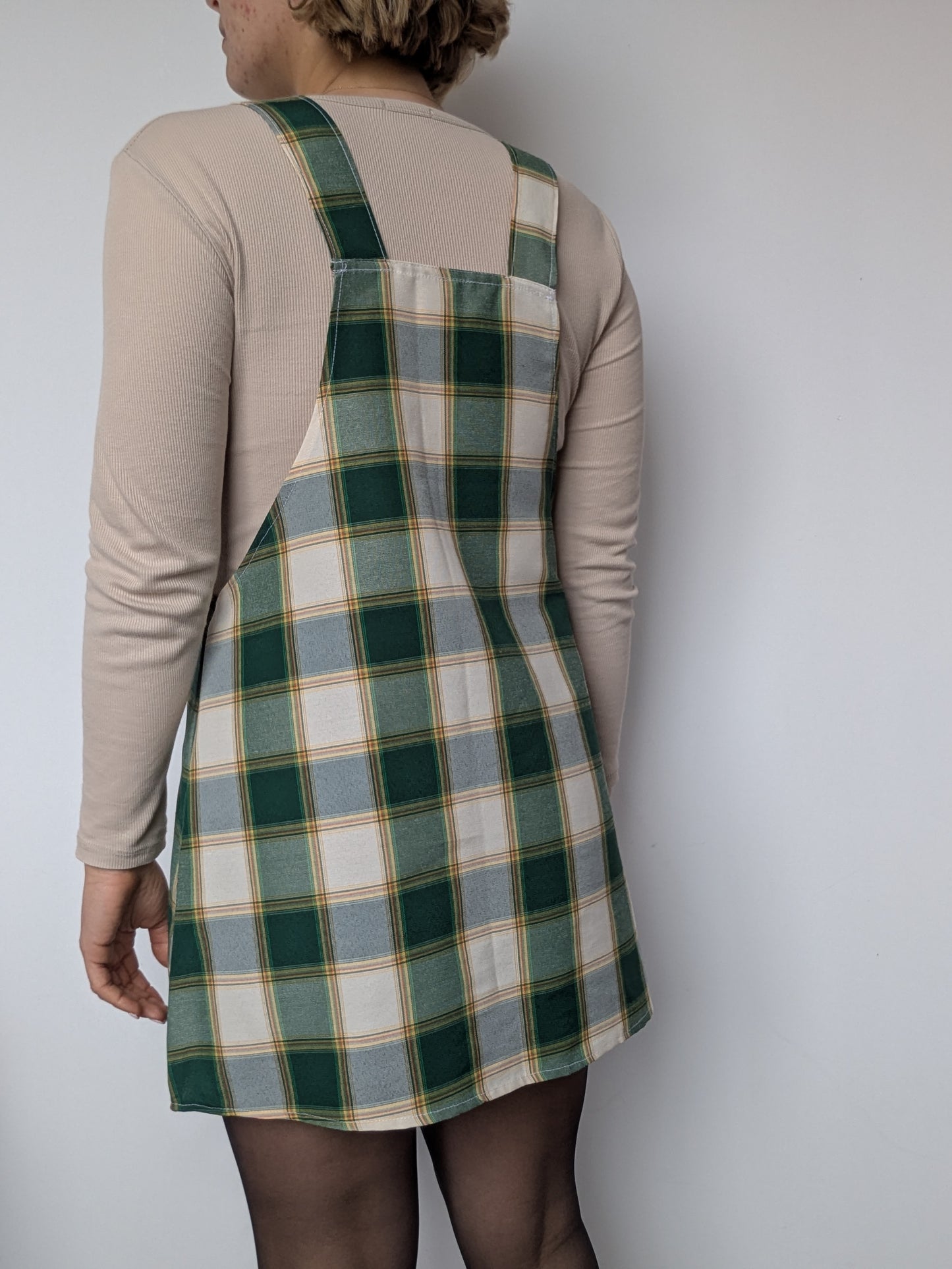 Robe Tablier Carreaux Vert T36/38