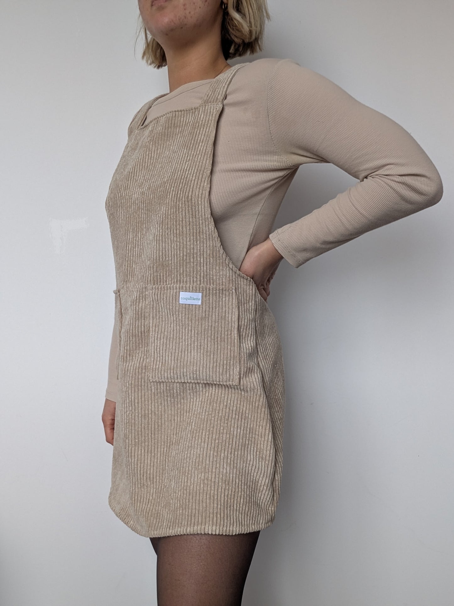 Robe Tablier Velour T36/38