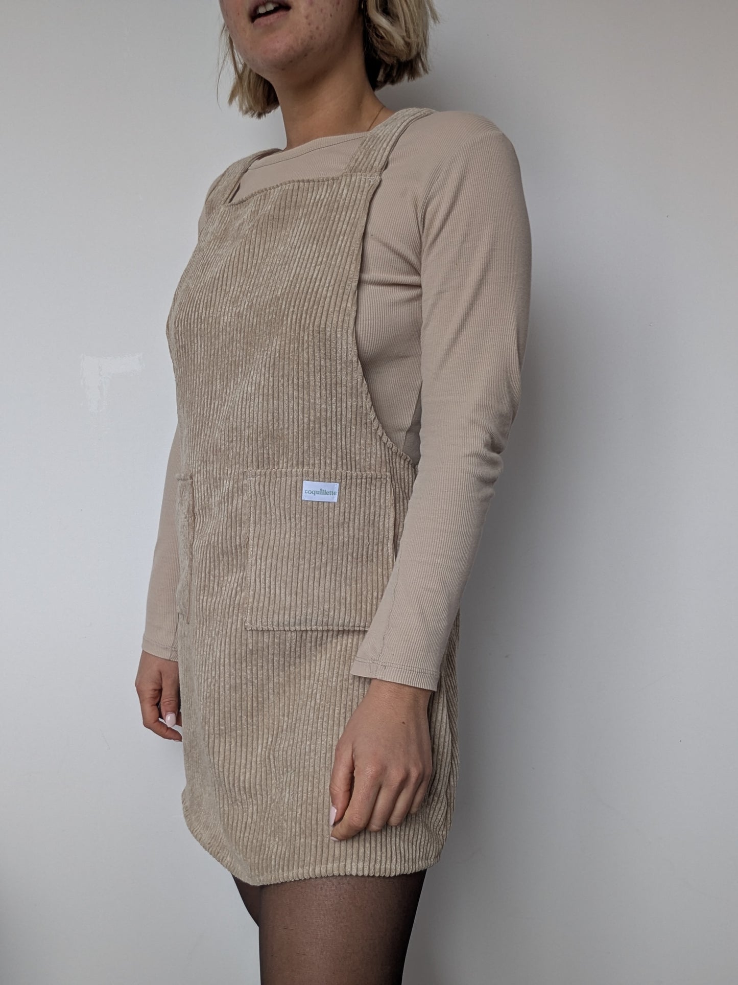 Robe Tablier Velour T36/38