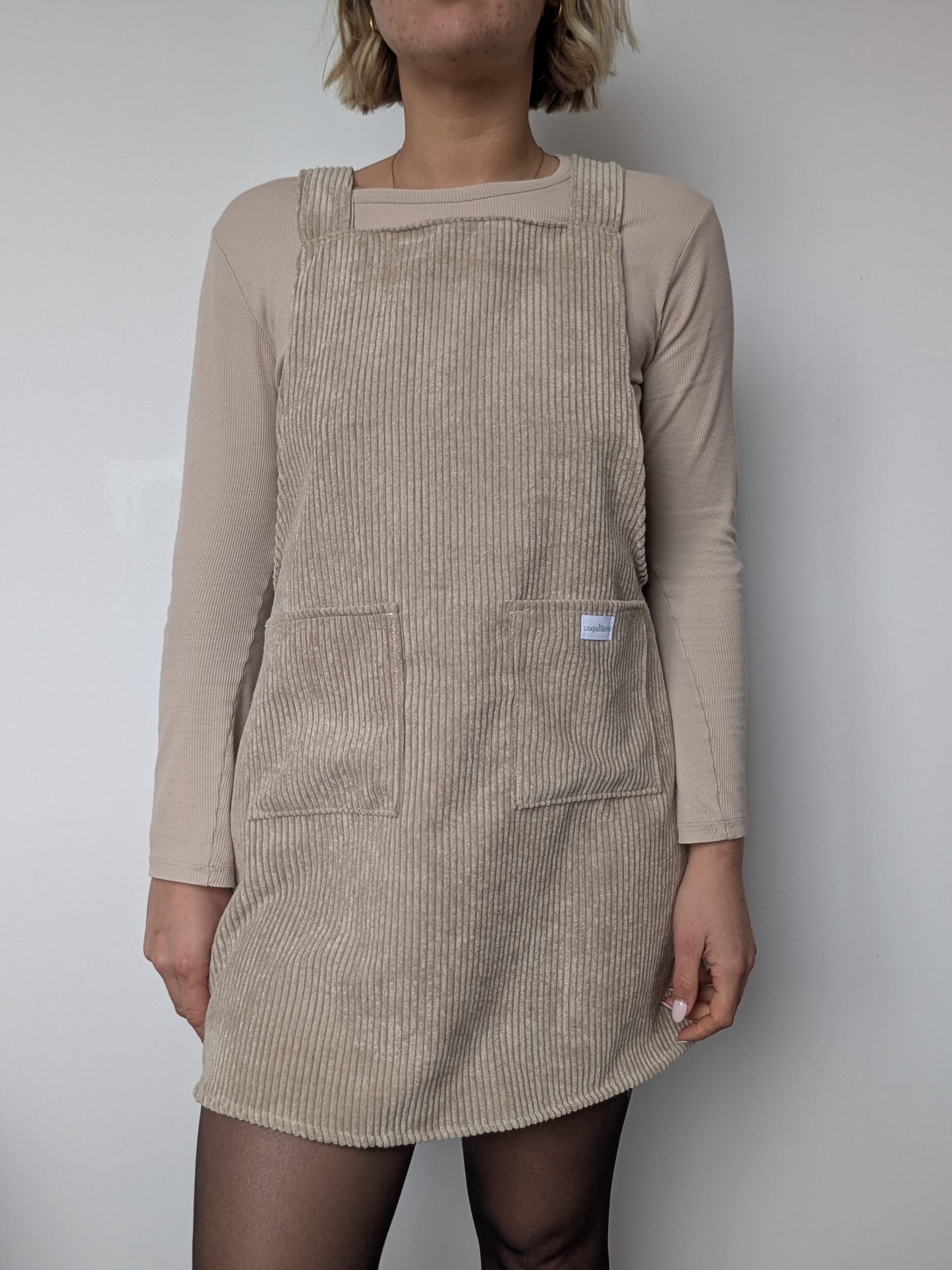Robe Tablier Velour T36/38