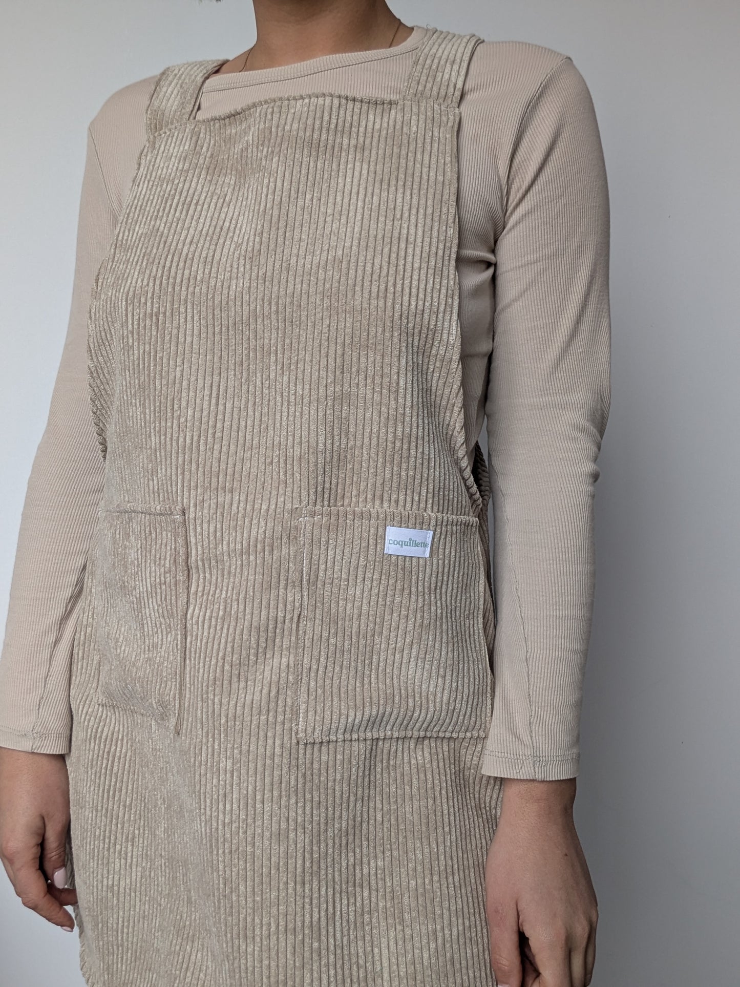 Robe Tablier Velour T36/38