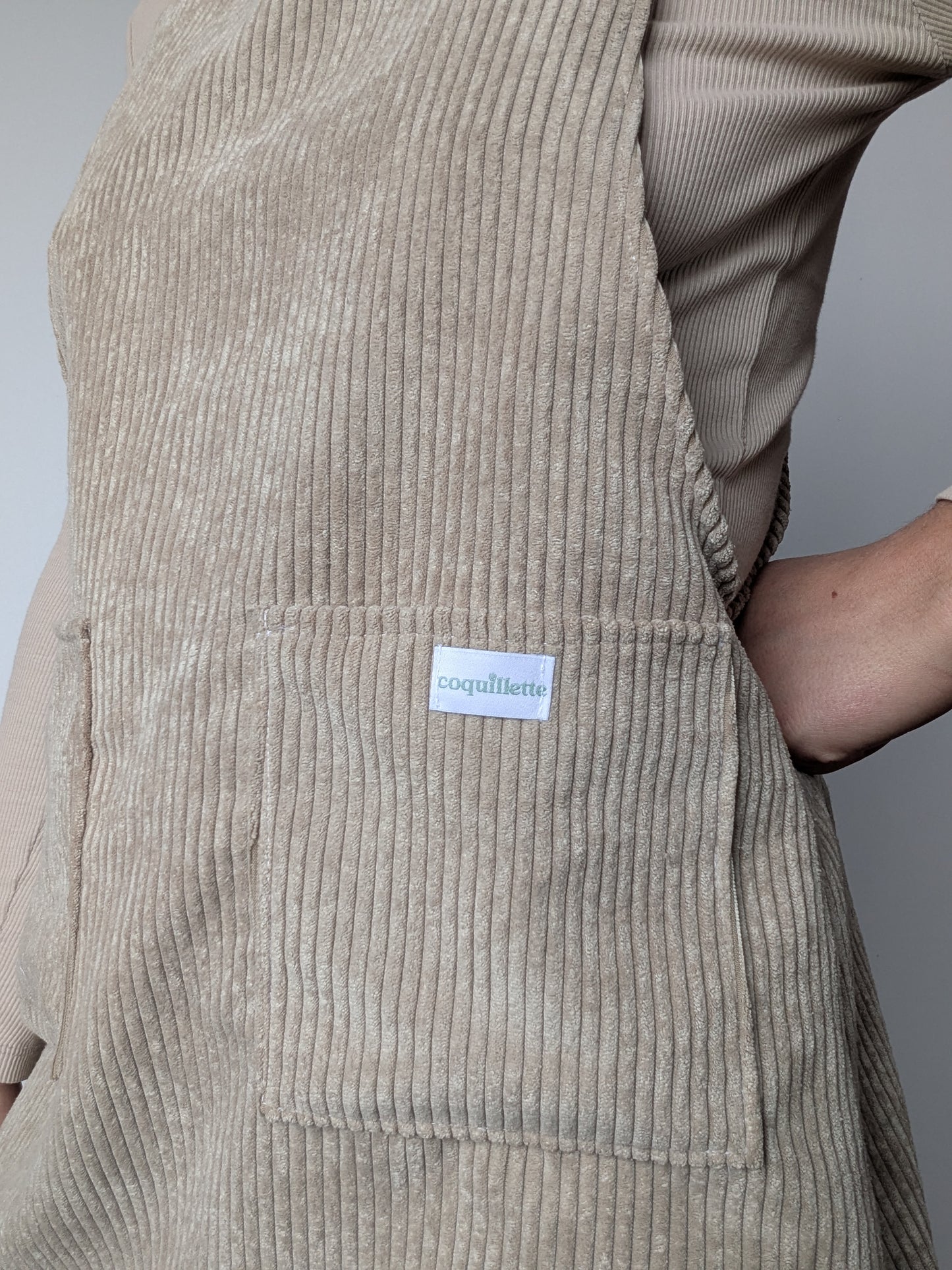 Robe Tablier Velour T36/38