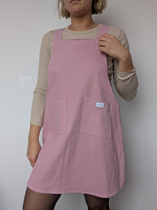 Robe Tablier Rose T40