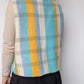 Veste Carreaux Bleu Jaune T38