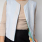Veste Carreaux Bleu Jaune T38