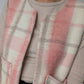 Veste Carreaux Rose T38