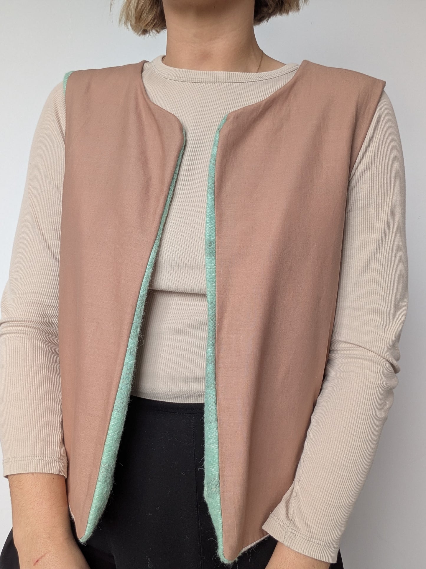 Veste Carreaux Vert T38