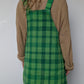 Robe Tablier Vichy Vert T34