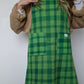 Robe Tablier Vichy Vert T34