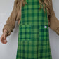 Robe Tablier Vichy Vert T34