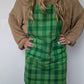 Robe Tablier Vichy Vert T34