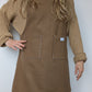 Robe Tablier Marron T34
