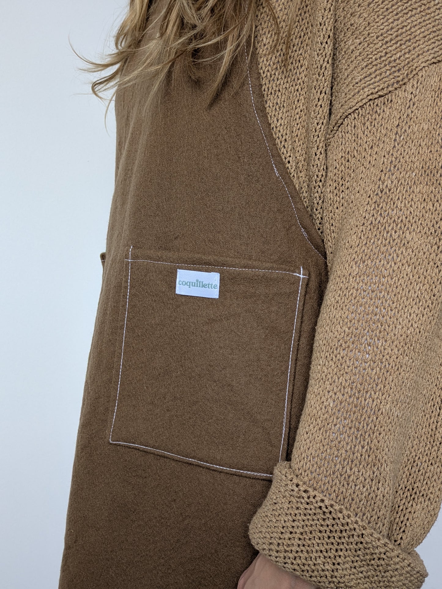 Robe Tablier Marron T34