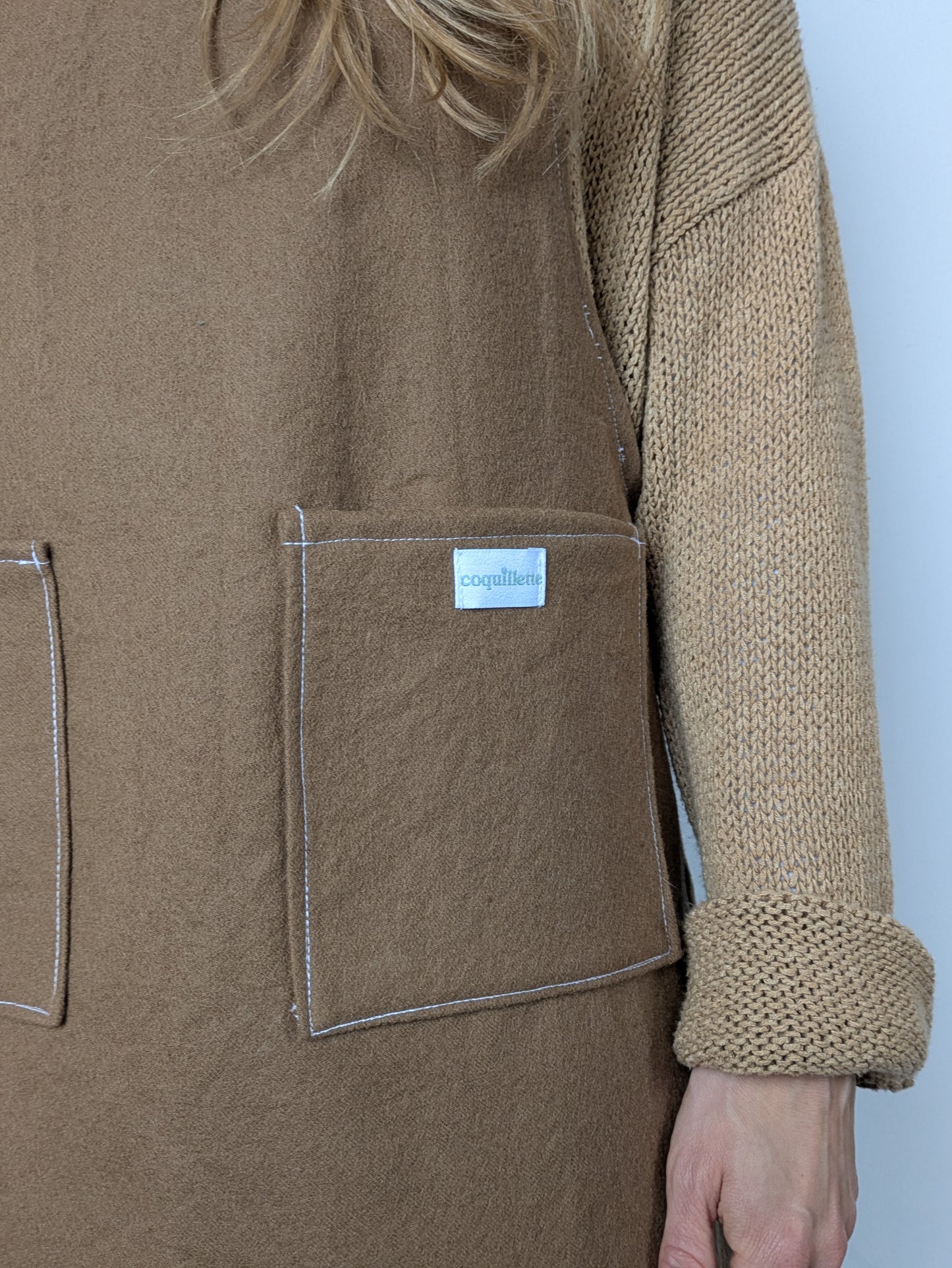 Robe Tablier Marron T34